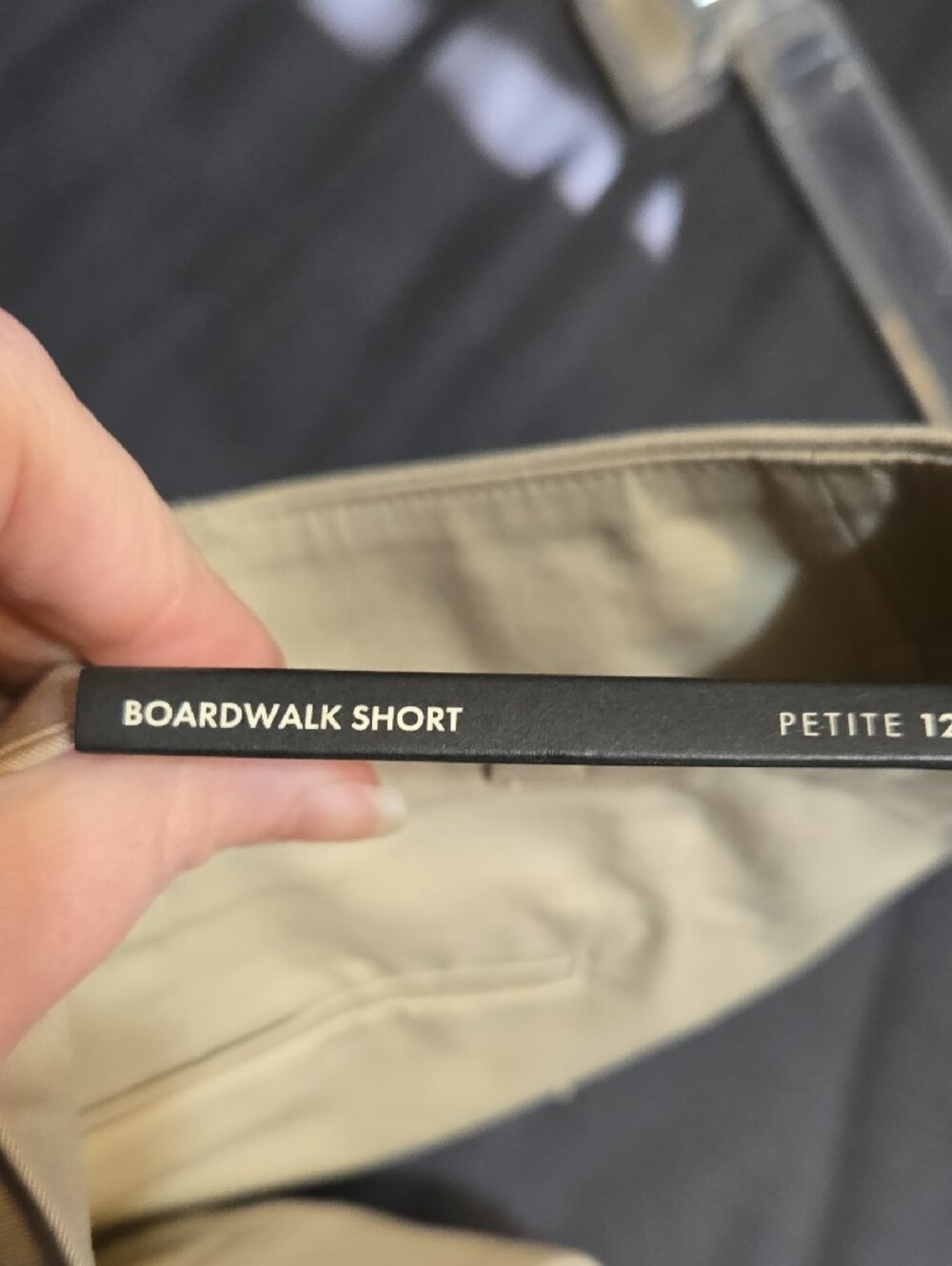 Ann Taylor Tailored Bermuda Shorts in Khaki - Picture 3 of 4